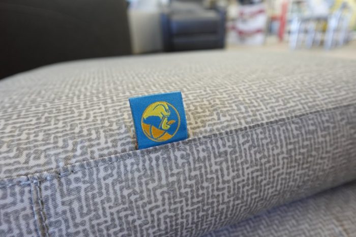 Duck Covers Weekend Water-Resistant Outdoor Patio Dining Seat Cushion - Grey Patterned - Image 6