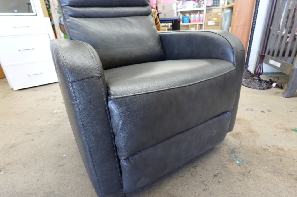 Aldryn Leather Power Glider Rocker Recliner - Image 5
