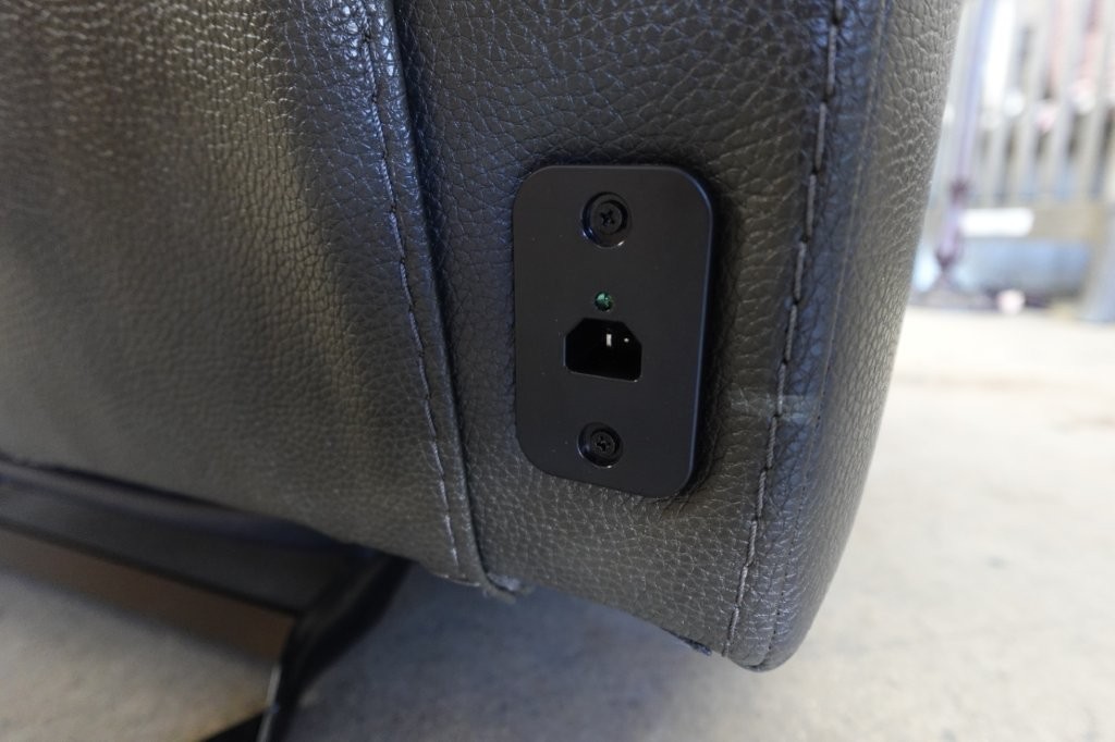 Aldryn Leather Power Glider Rocker Recliner - Image 8