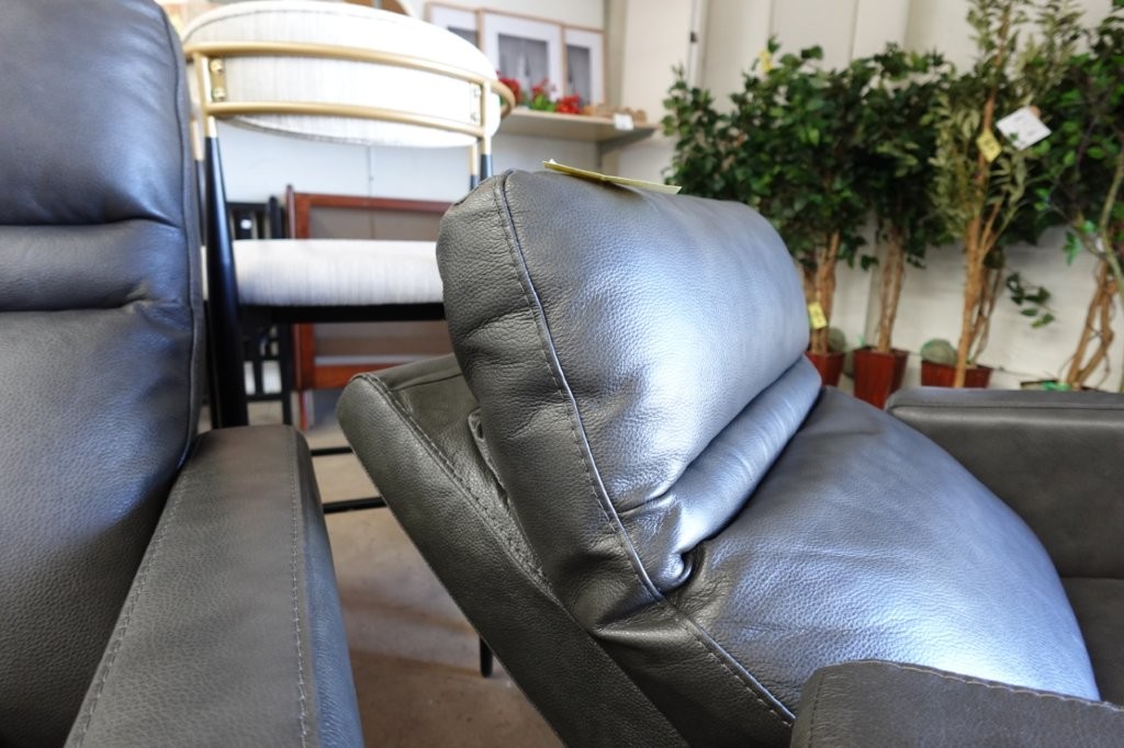 Aldryn Leather Power Glider Rocker Recliner - Image 10