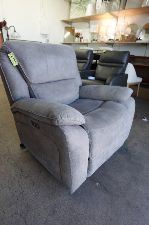 Jones Fabric Rocker Glider Recliner Barcalounger - Image 2