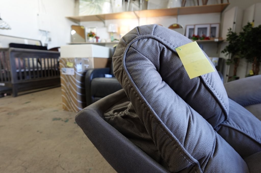 Jones Fabric Rocker Glider Recliner Barcalounger - Image 3