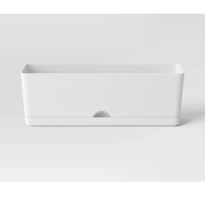 Self-Watering Window Rectangular Indoor Outdoor Planter Box - Room Essentials