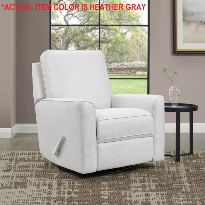 True Innovations Paxley Fabric Swivel Glider Recliner