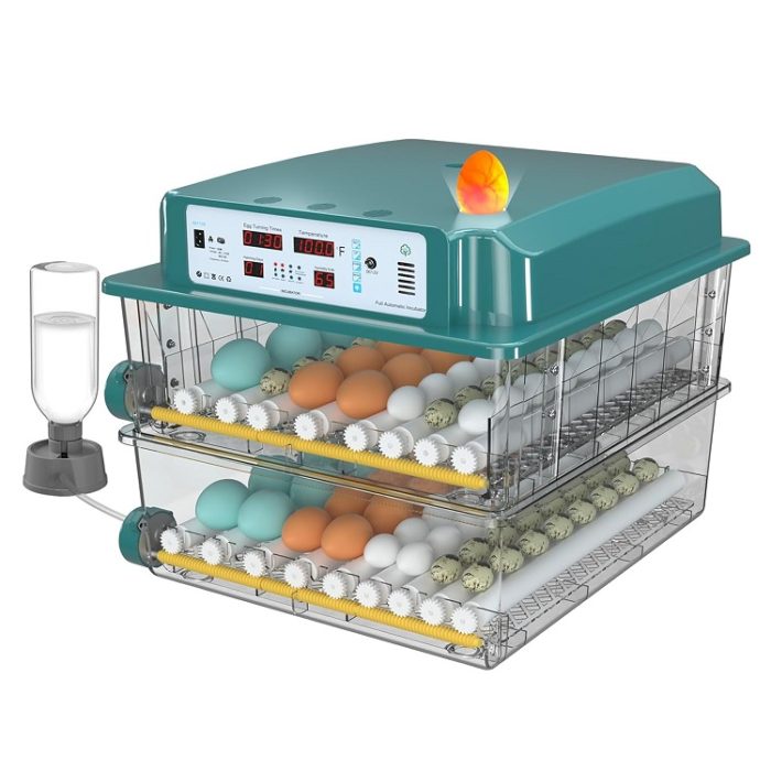 Incubators for Hatching 120 Eggs with Automatic Egg Turning and Humidity Monitor