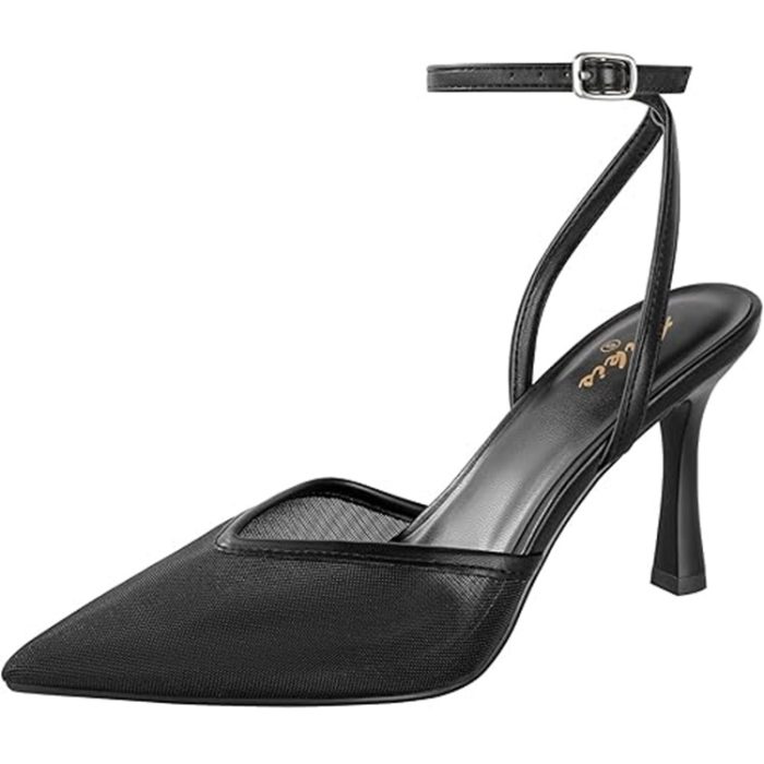 Ankis Women’s Size 6.5 Slingback Closed-Toe Heels