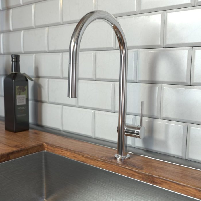 Hansgrohe Talis N Chrome High Arc Kitchen Faucet with Magnetic Docking Spray Head