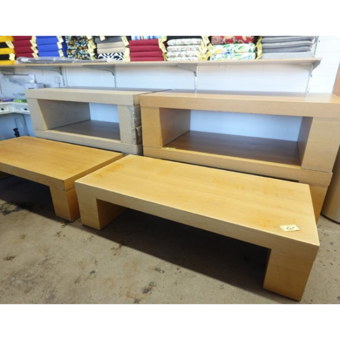 66"x30" Industrial Wooden XL Coffee Table