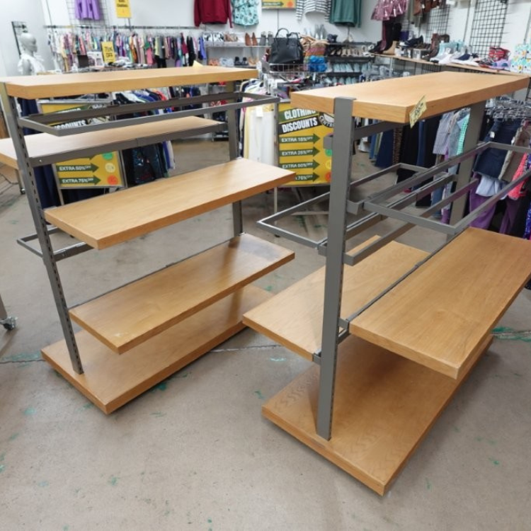 Industrial Wooden Heavy Duty Multi-Level Display