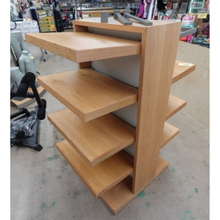Industrial Wooden Heavy Duty Multi-Level Ladder Display