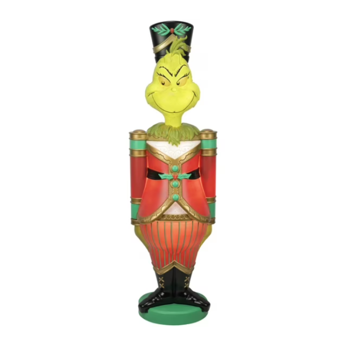 72-Inch Grinch Nutcracker Christmas Decoration