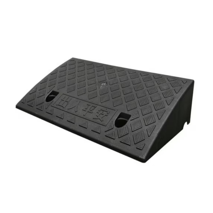 ICERUN Anti‑Slip Wheelchair Threshold Ramp (50×27×13 cm)