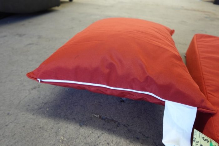 2 set Basic Beyond Deep Seat Patio Cushions In Brick Red - Image 4