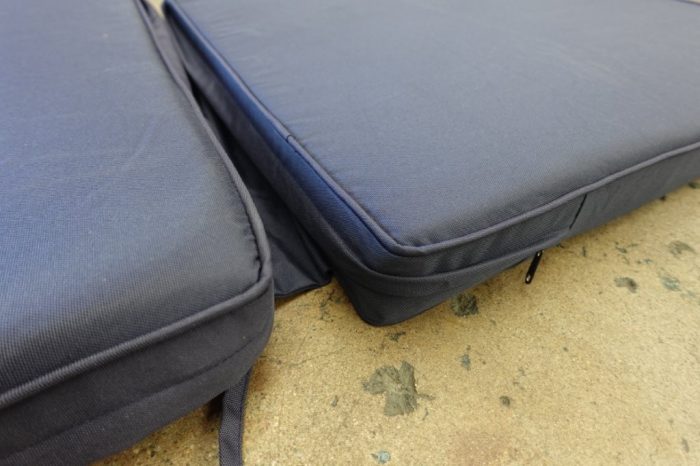 AAAAAcessories Outdoor Chaise Lounge Cushions 80" x 26" x 3" - Navy Blue - Image 5