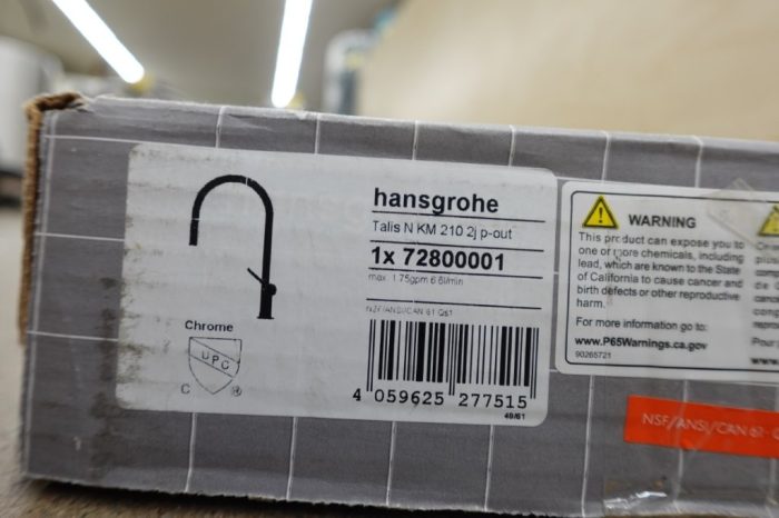 Hansgrohe Talis N Chrome High Arc Kitchen Faucet with Magnetic Docking Spray Head - Image 10