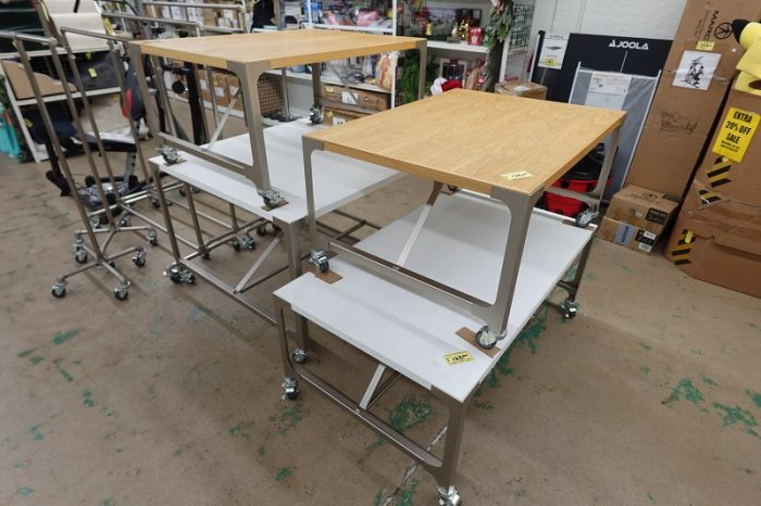 40" Tall - 8' Long Industrial Heavy Duty Work Bench / Store Display Table - Image 7