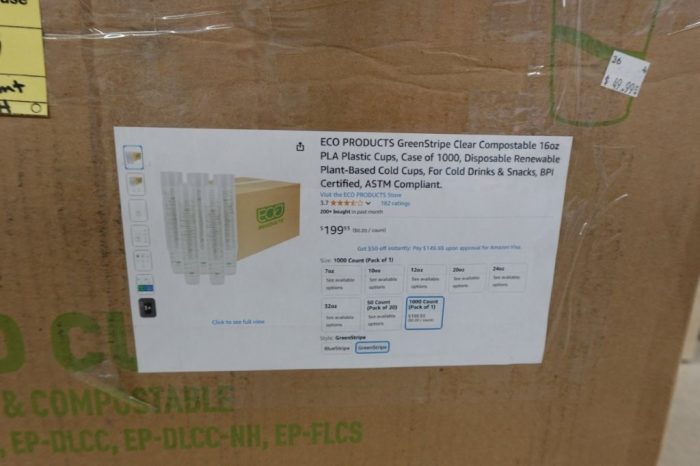 Eco-Products GreenStripe Compostable Cold Cups, 16 oz, Clear, 1000 Count - Image 3