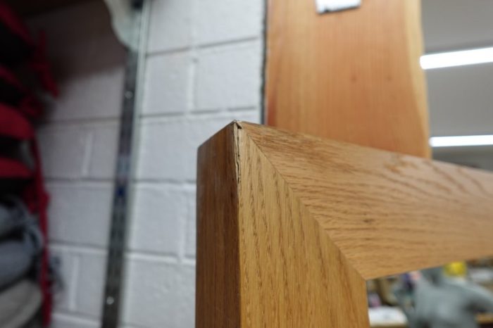Full-Length Solid Oak Dressing Mirror - Image 8