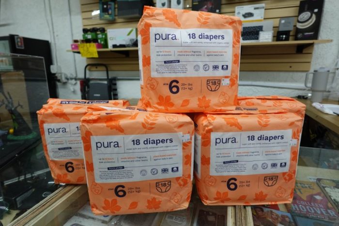 Pura Sensitive Soft Sustainable Baby Diapers, Size 6, 18 Count - Image 2