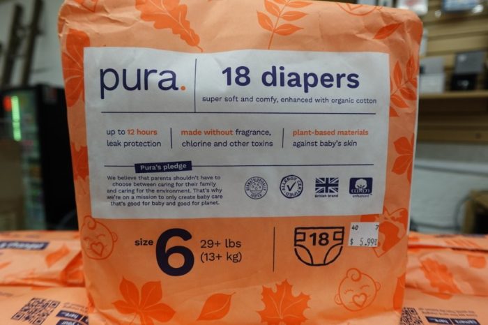 Pura Sensitive Soft Sustainable Baby Diapers, Size 6, 18 Count - Image 3