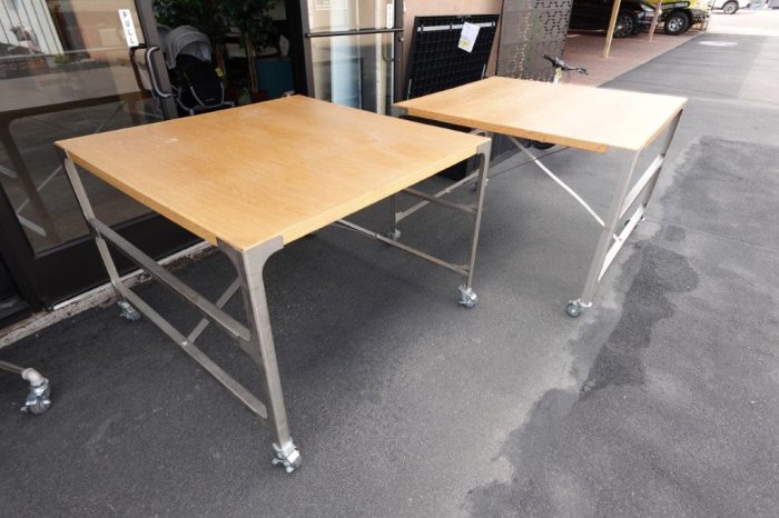 34" Tall - Industrial Heavy Duty Square Work Bench / Store Display Table - Image 2