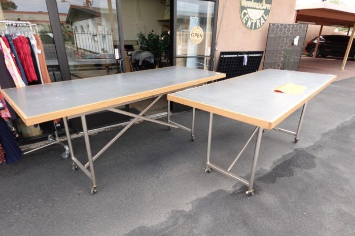 40" Tall - 8' Long Industrial Heavy Duty Work Bench / Store Display Table - Image 2