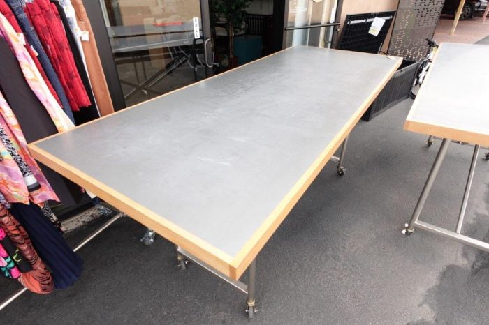 40" Tall - 8' Long Industrial Heavy Duty Work Bench / Store Display Table - Image 3
