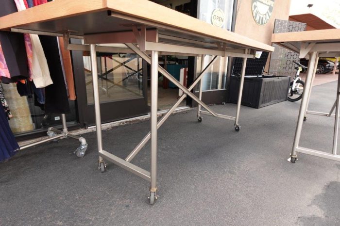 40" Tall - 8' Long Industrial Heavy Duty Work Bench / Store Display Table - Image 4