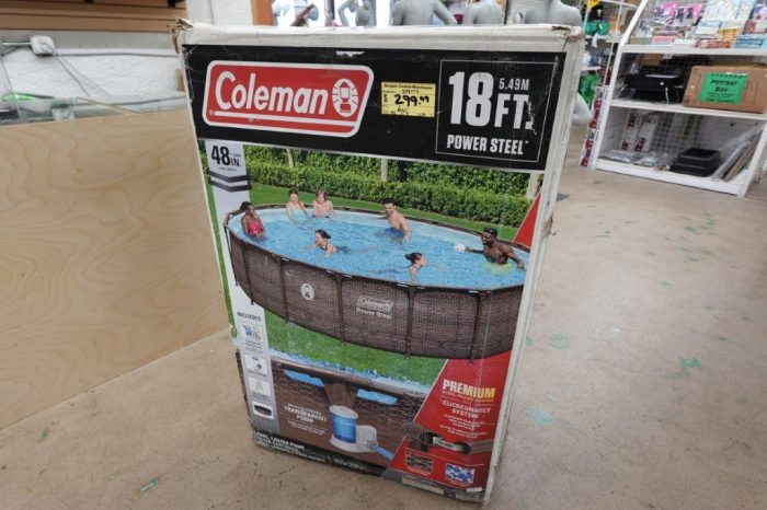 Coleman Power Steel 18ft x 48in Round Above-Ground Pool Set - Image 2