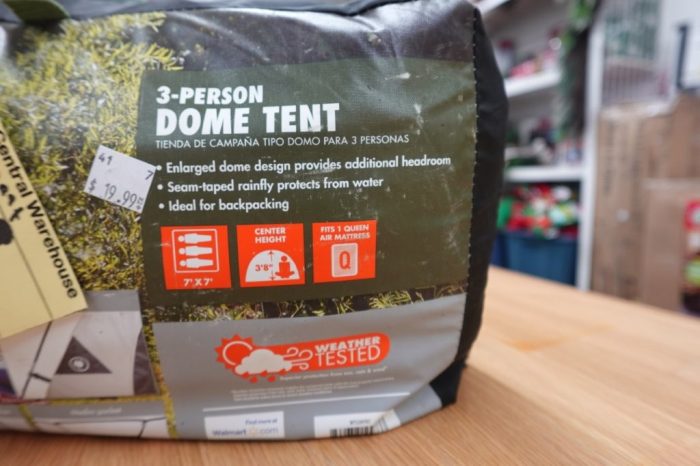 Ozark Trail 3-Person Clip Dome Tent - 7' x 7' - Image 6