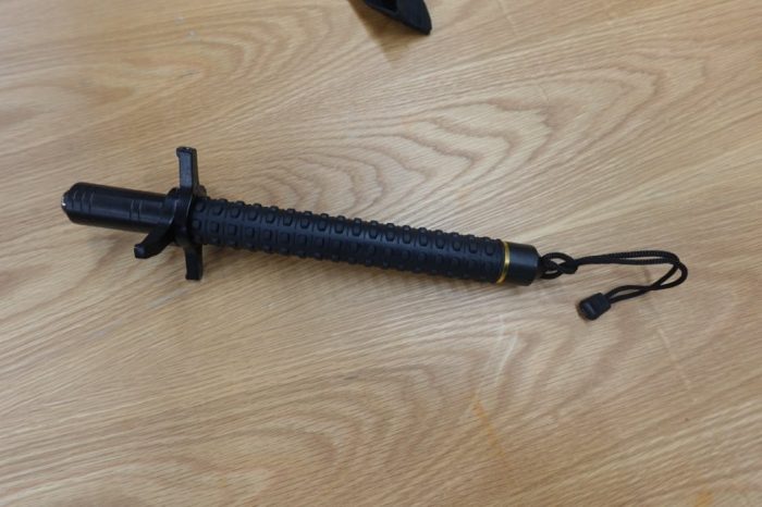 Portable Retractable Hiking Stick & Walking Pole (Black, 32 ") - Image 4