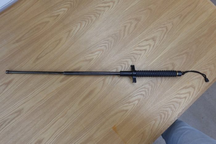 Portable Retractable Hiking Stick & Walking Pole (Black, 32 ") - Image 5