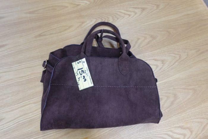 Time and Tru Women’s Sage Satchel Soft Faux Suede Tote Bag (Chocolate) - Image 2