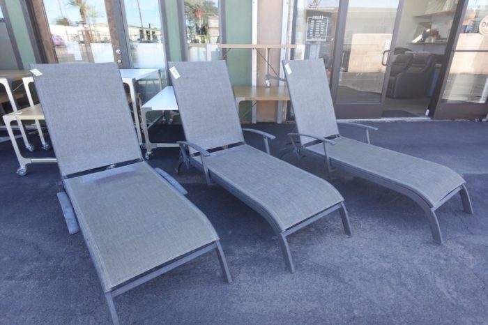 Agio Patio Sling Chaise Lounge Chair - Image 4