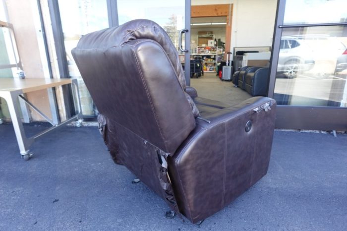 Laiken Leather Power Glider Recliner with Power Headrest - Image 2