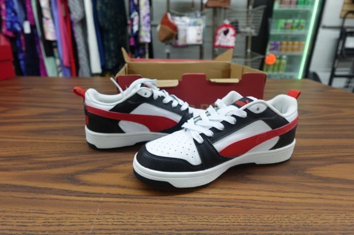 PUMA Kids’ Size 5 Rebound Layup Lace-Up Sneakers - Image 5