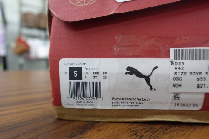 PUMA Kids’ Size 5 Rebound Layup Lace-Up Sneakers - Image 6