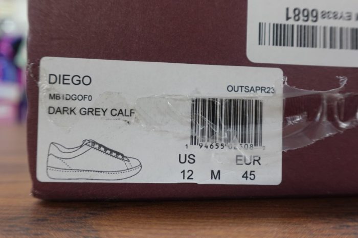 Bruno Magli Diego Leather Low-Top Sneaker Men's Size 12 - Image 3