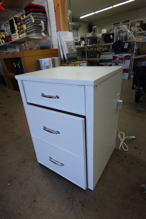 Odessa Lift-Top Vanity with LED Lighted Mirror (Damaged) - Image 4