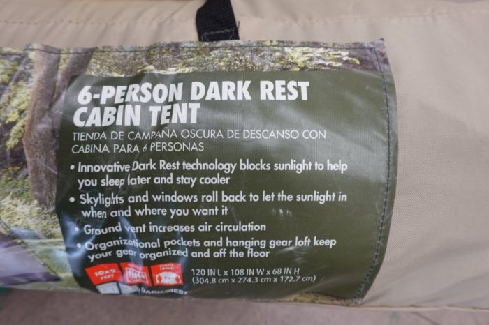 6-Person Dark Rest Dome Tent with Rainfly and Skylights - Image 4