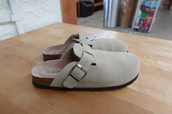 ODOLY Genuine Leather Footbed Comfort Shoe Men's Size 9 Women's 11 - Image 4