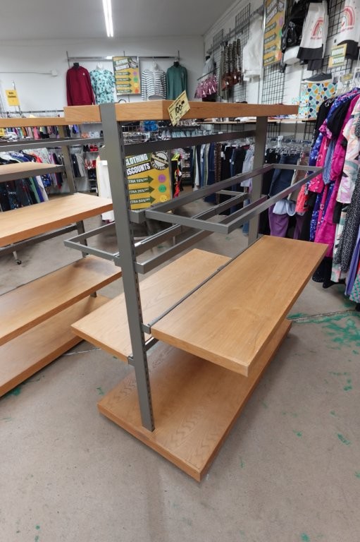 Industrial Wooden Heavy Duty Multi-Level Display - Image 2