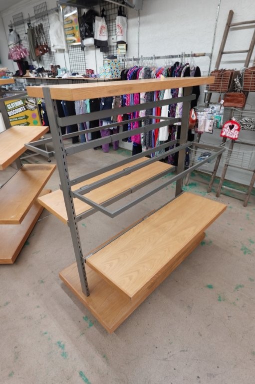 Industrial Wooden Heavy Duty Multi-Level Display - Image 4
