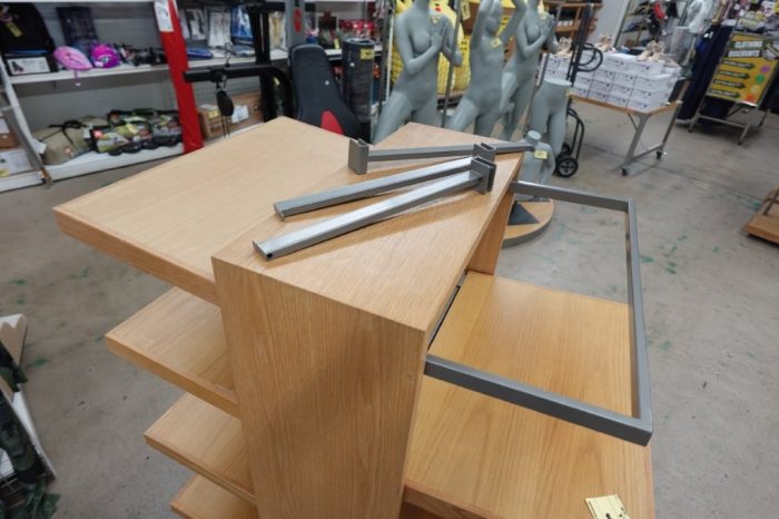 Industrial Wooden Heavy Duty Multi-Level Ladder Display - Image 4