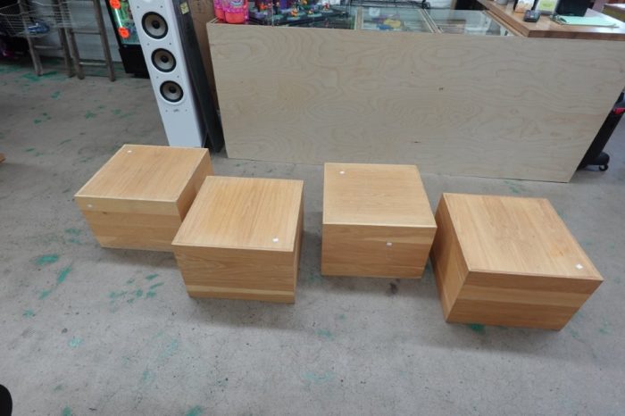 20"x20"x14" Industrial Wooden Heavy Duty Display Box - Image 2