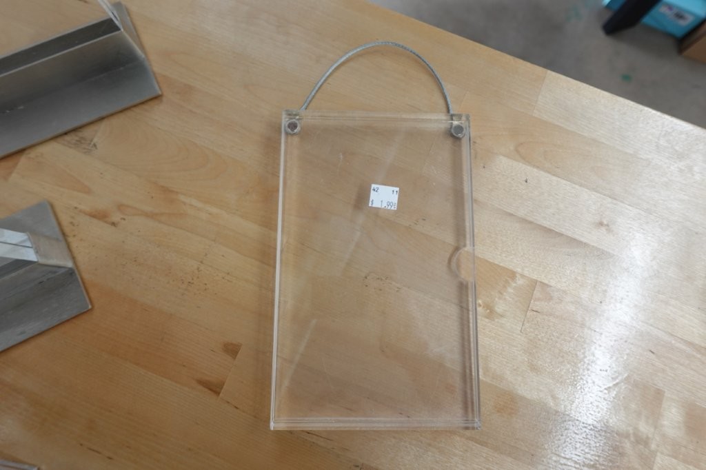 Clear Sign and Picture Display Holders in Multiple Sizes - Image 2