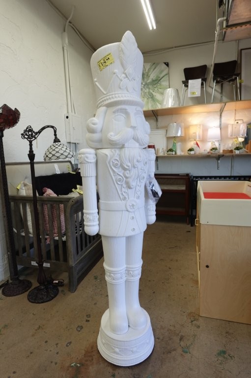 Giant 6' Paint it Yourself Light-Up Nutcracker Christmas Decoration - Image 2