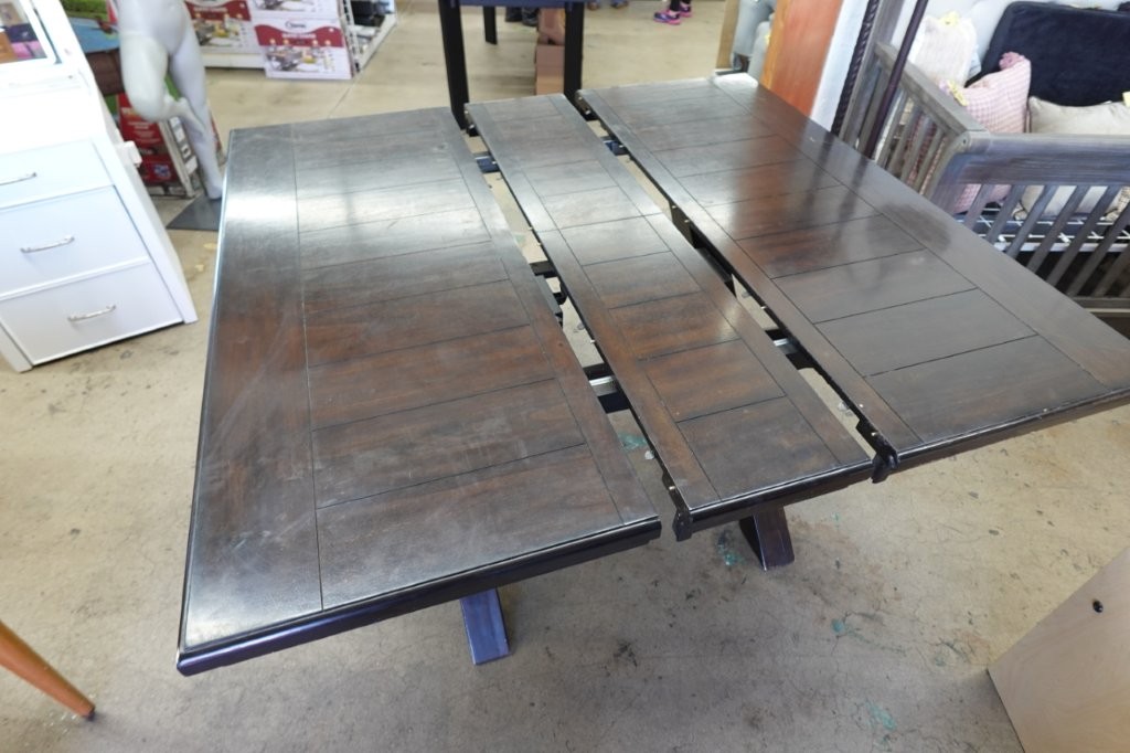 Bayside Furnishings Savonne Counter Height Dining Table w/ Expandable Leaf - Image 5