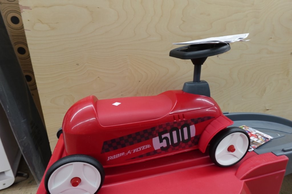 Radio Flyer 500 Toddler Ride On Toy Roller Coaster w/ Easy Storage in Red - Image 5