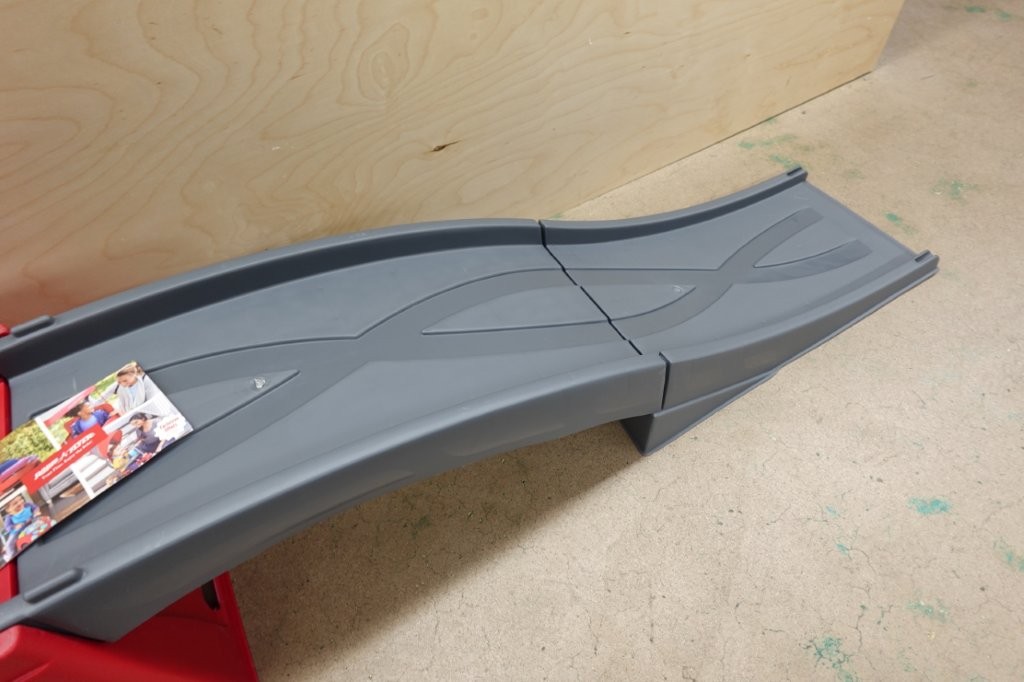 Radio Flyer 500 Toddler Ride On Toy Roller Coaster w/ Easy Storage in Red - Image 4